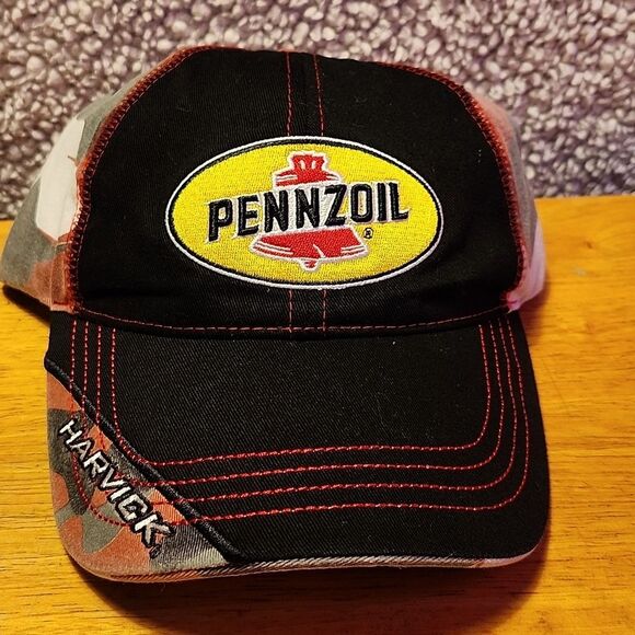 Chase Authentics Nascar Kevin Harvick Camo Velcroback Hat - New - Picture 1 of 9
